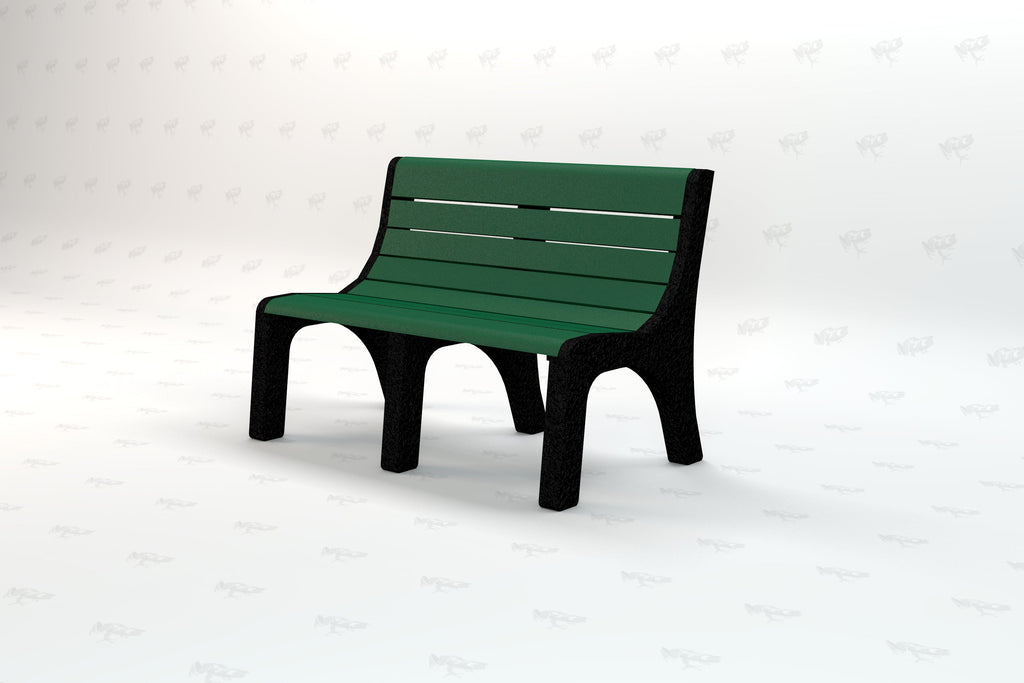 Newport Recycled Plastic Park Bench