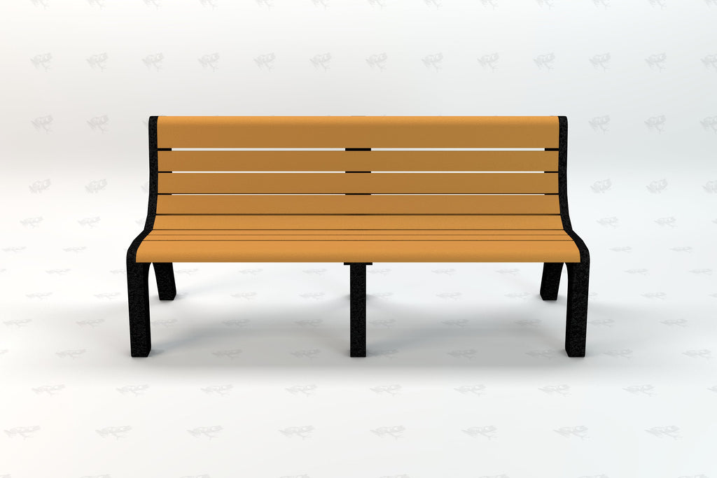 Newport Recycled Plastic Park Bench