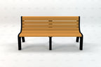 Newport Recycled Plastic Park Bench