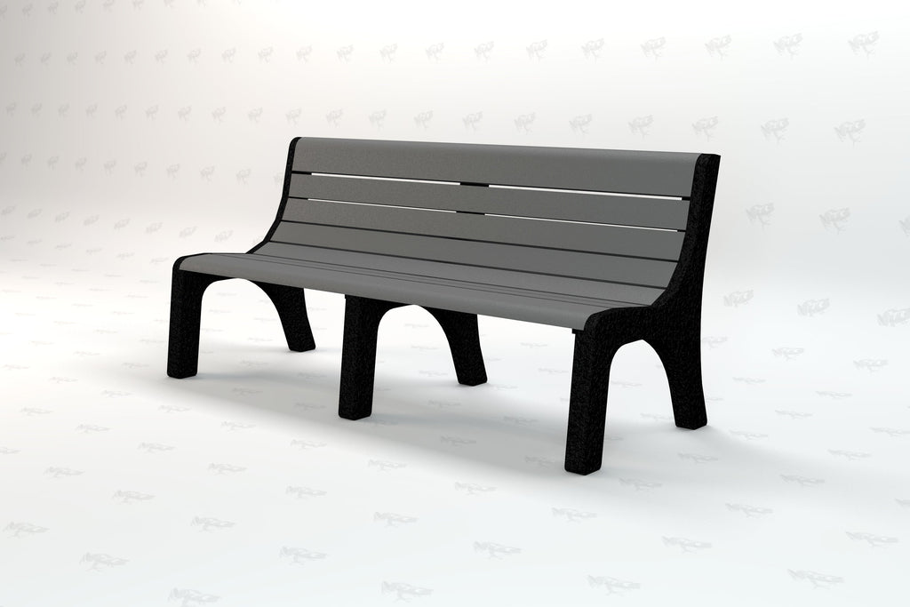 Newport Recycled Plastic Park Bench