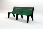 Newport Recycled Plastic Park Bench