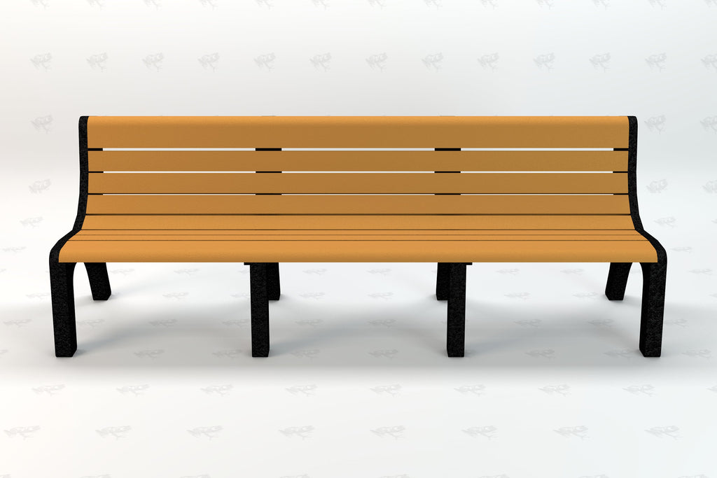 Newport Recycled Plastic Park Bench