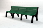 Newport Recycled Plastic Park Bench