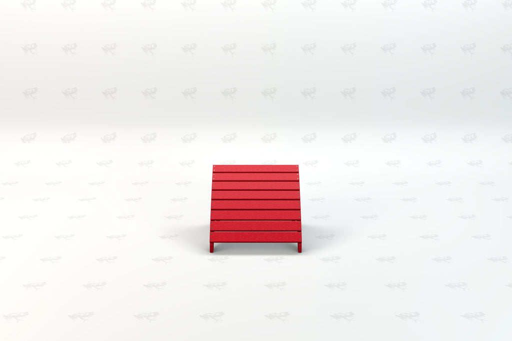 Ottoman Recycled Plastic Adirondack
