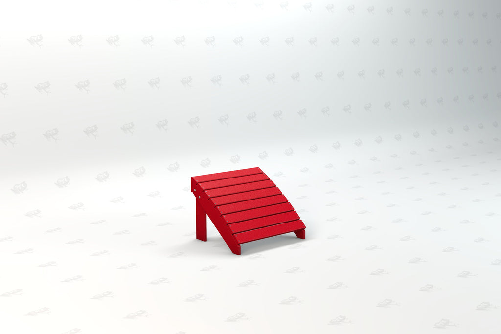 Ottoman Recycled Plastic Adirondack
