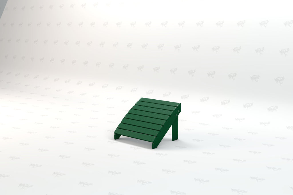 Ottoman Recycled Plastic Adirondack