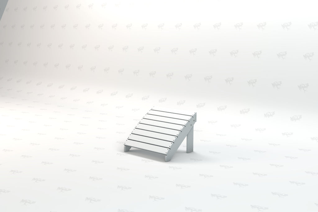 Ottoman Recycled Plastic Adirondack