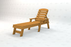Pensacola Recycled Plastic Adirondack Lounger