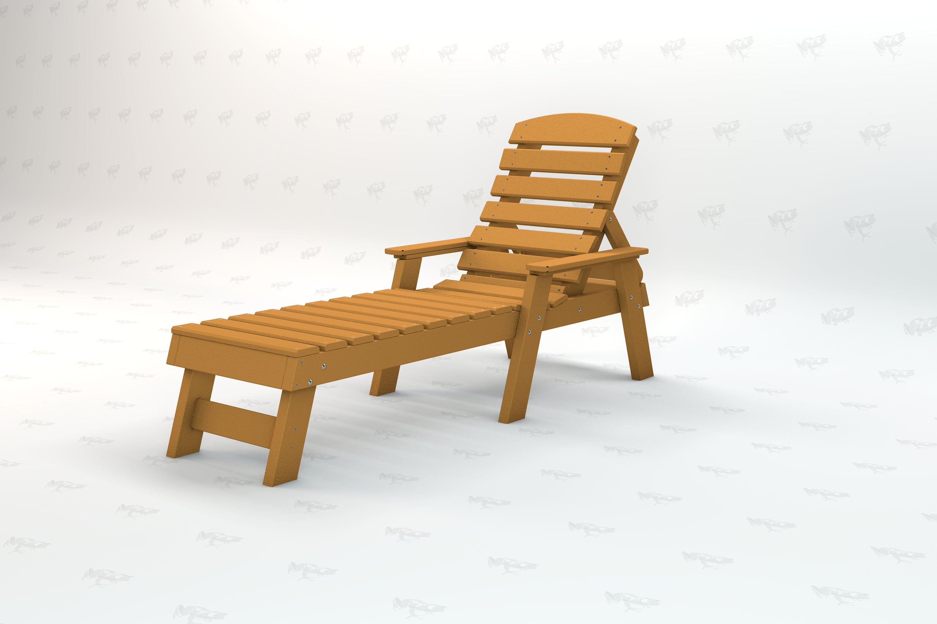 Pensacola Recycled Plastic Adirondack Lounger
