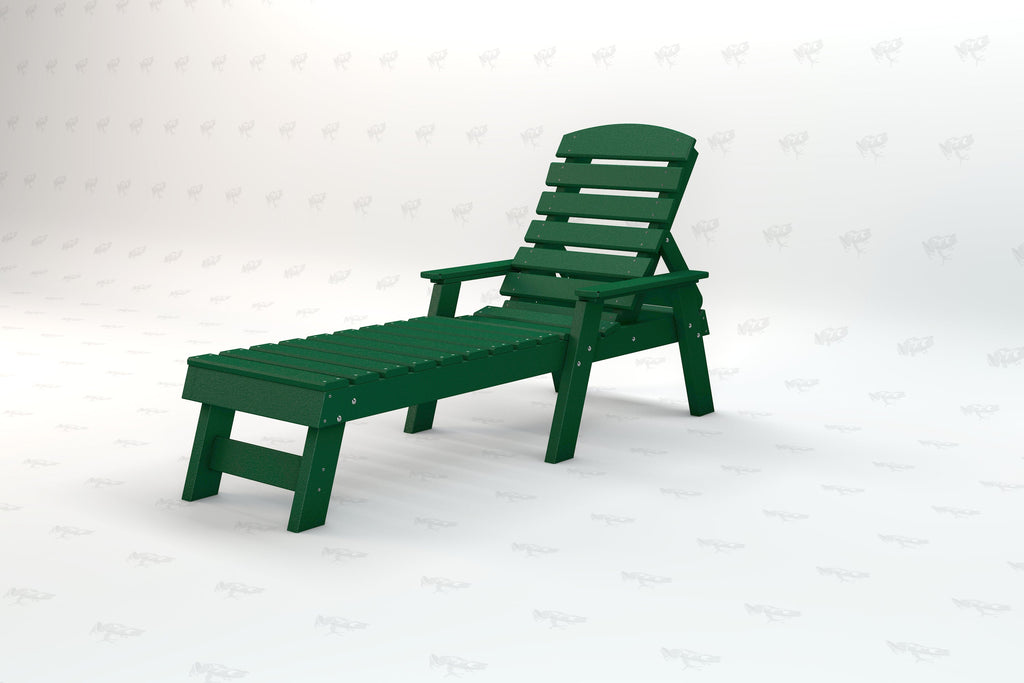 Pensacola Recycled Plastic Adirondack Lounger