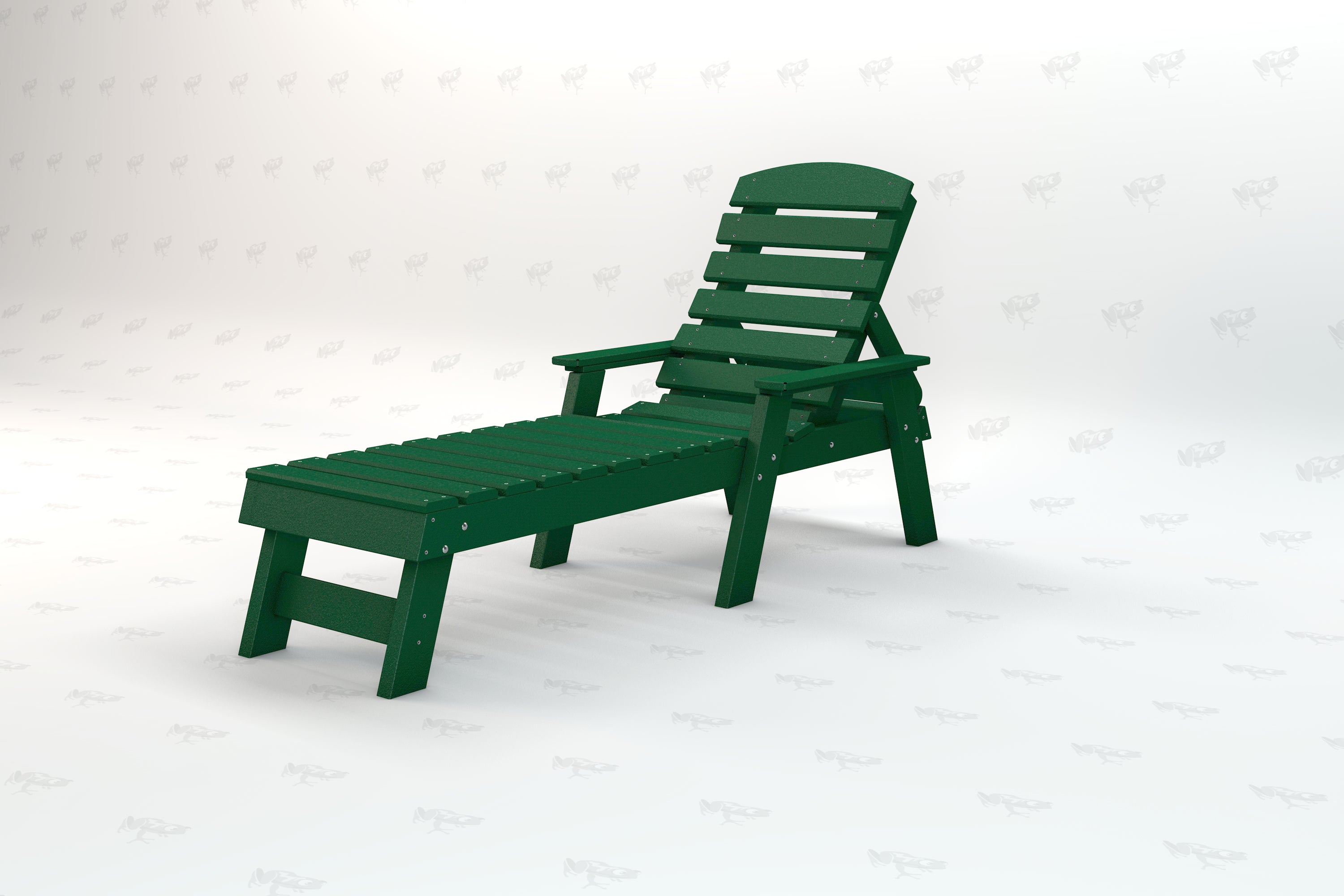 Pensacola Recycled Plastic Adirondack Lounger