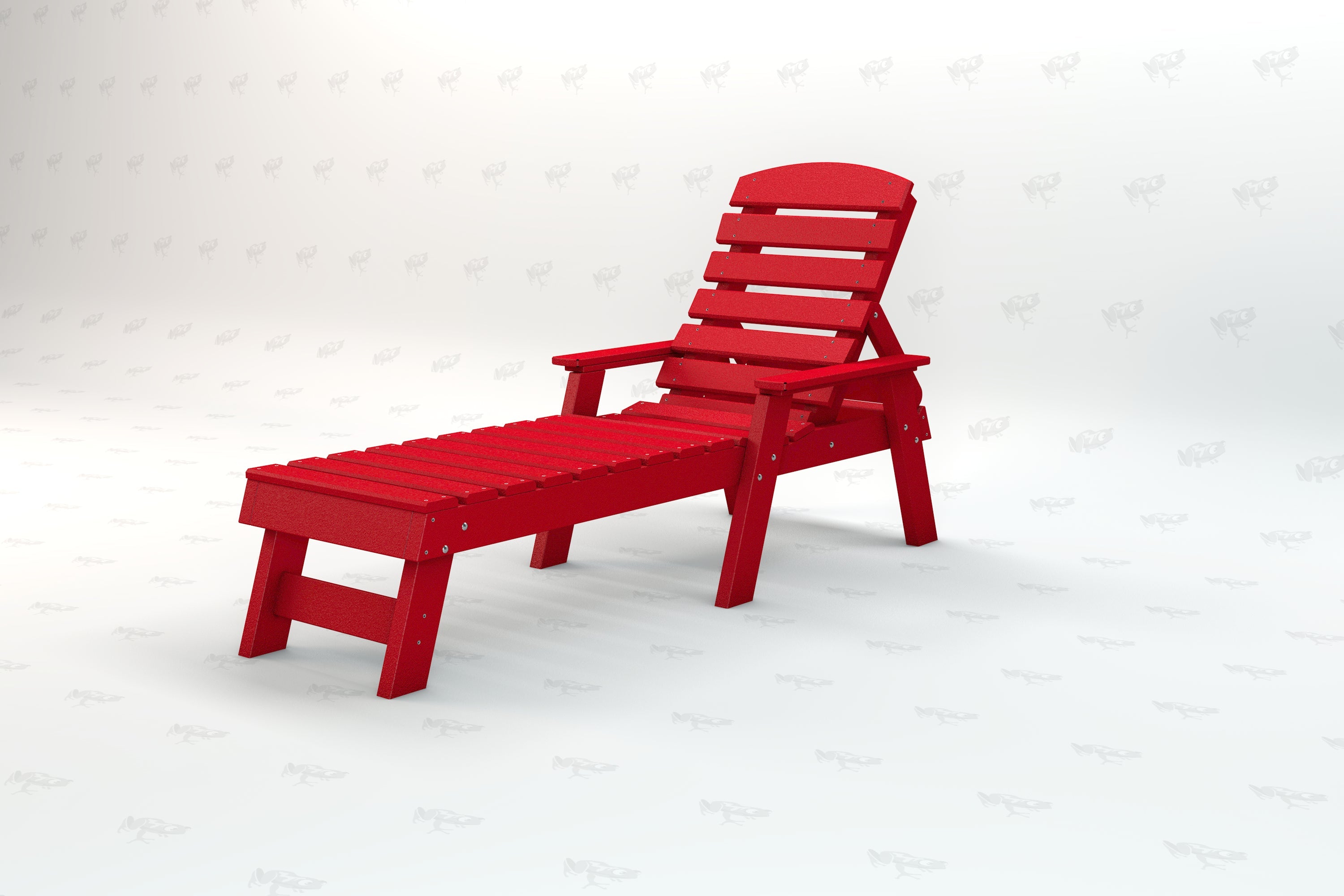 Pensacola Recycled Plastic Adirondack Lounger
