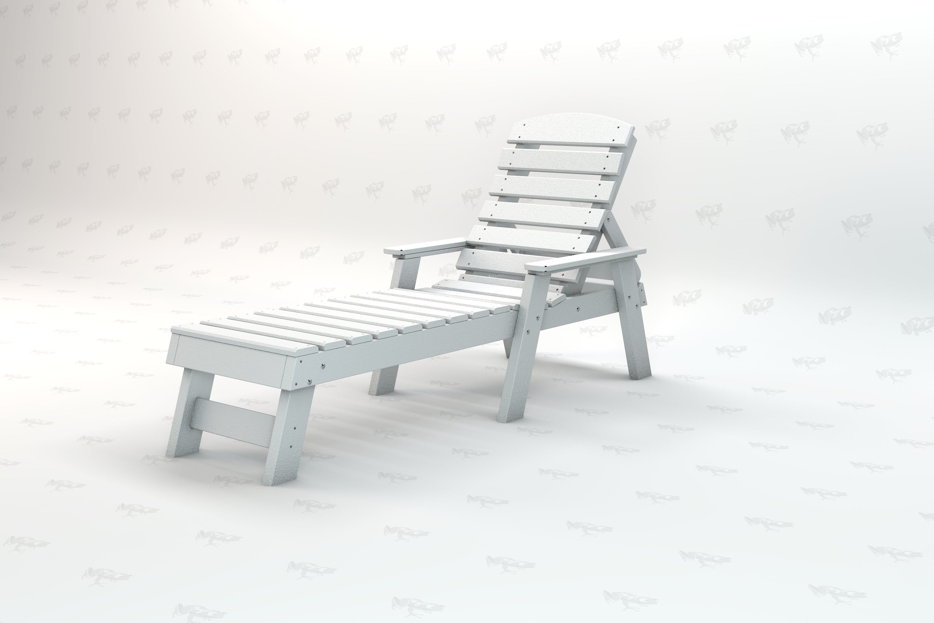 Pensacola Recycled Plastic Adirondack Lounger