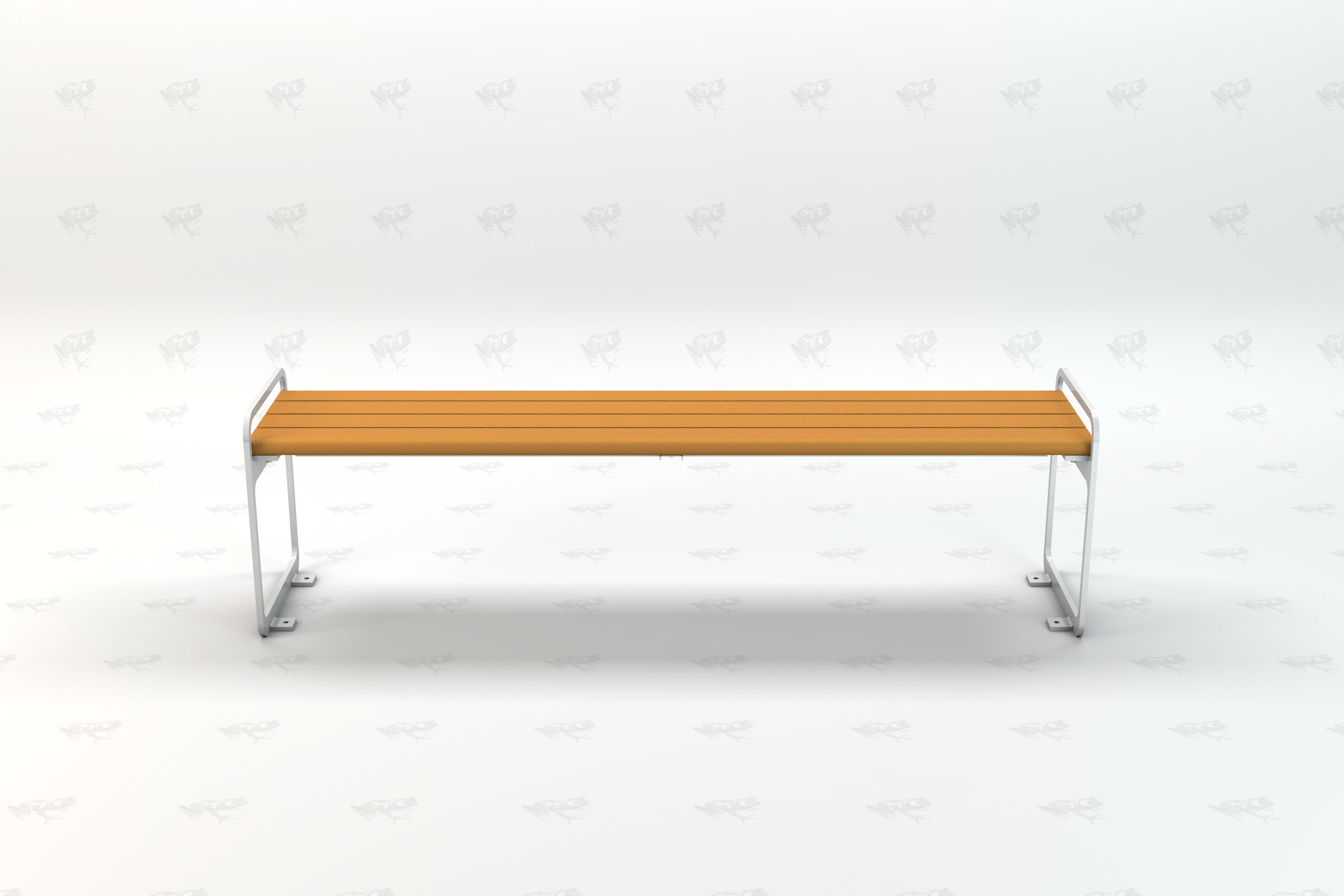 Plaza Recycled Plastic Park Bench