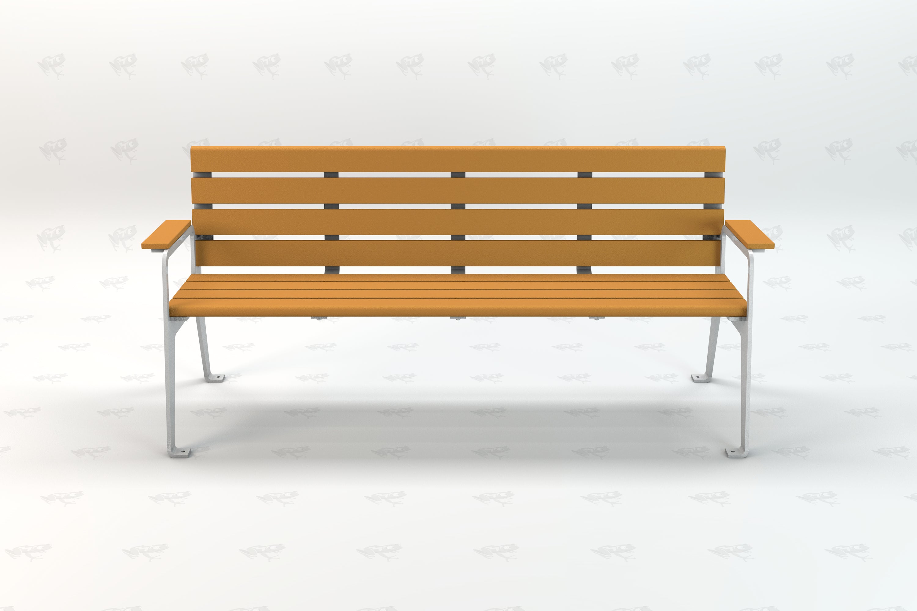 Plaza Recycled Plastic Park Bench