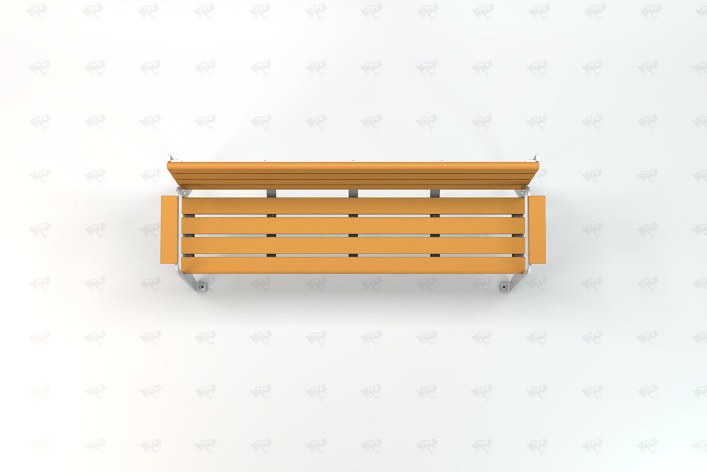 Plaza Recycled Plastic Park Bench