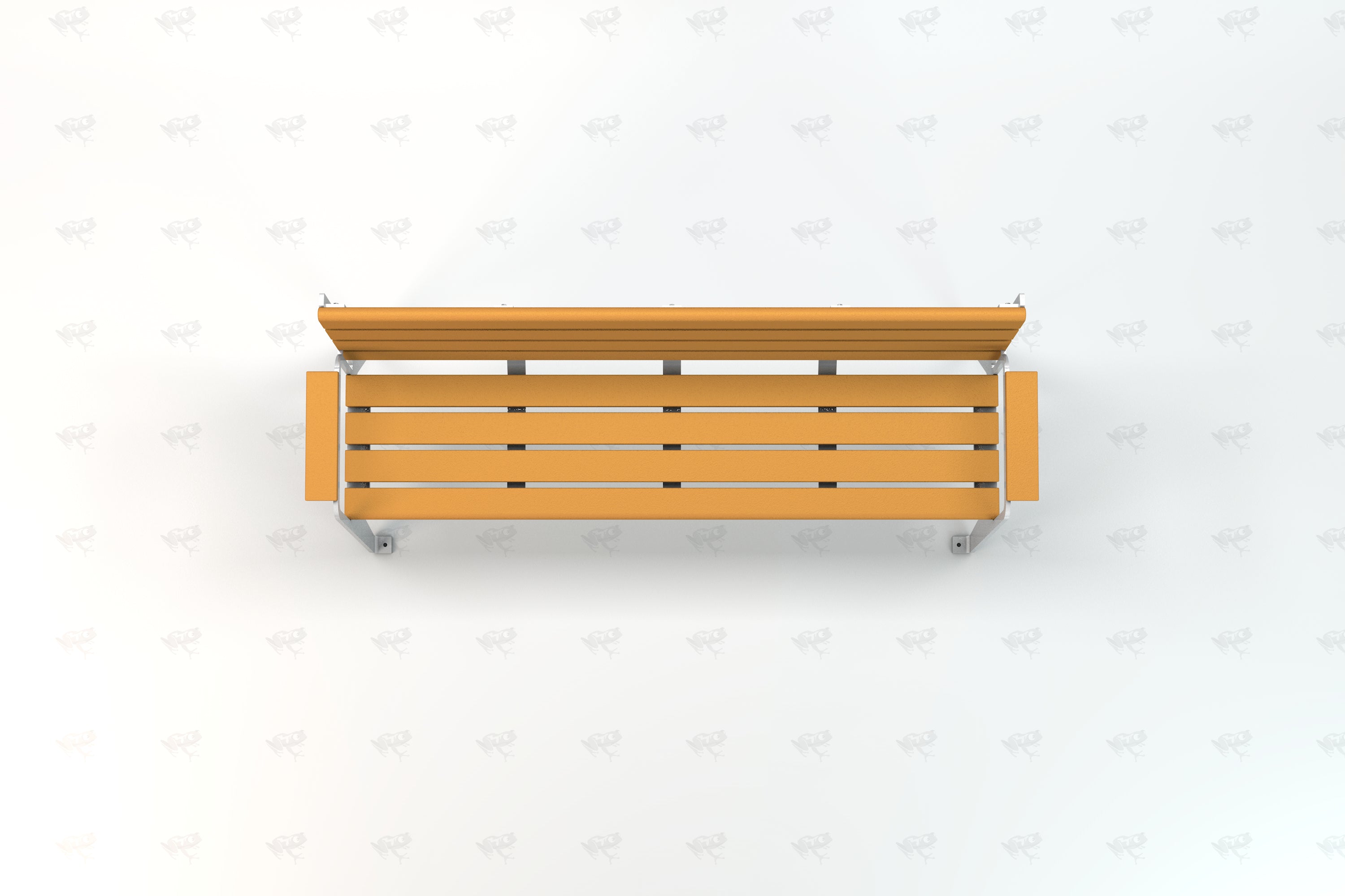 Plaza Recycled Plastic Park Bench