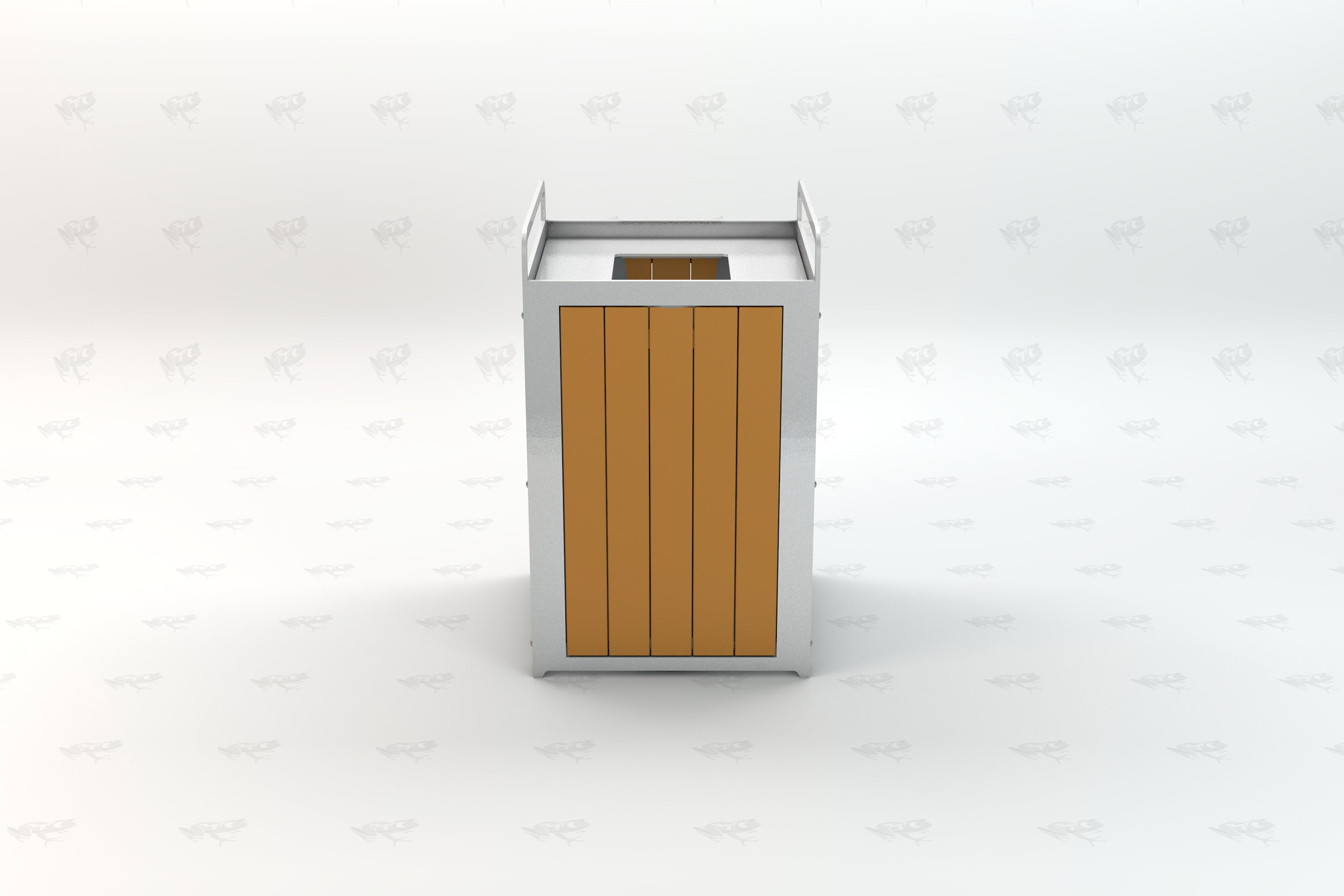 Plaza Recycled Plastic Trash Receptacle