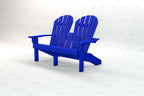 Riviera Recycled Plastic Adirondack Love Seat