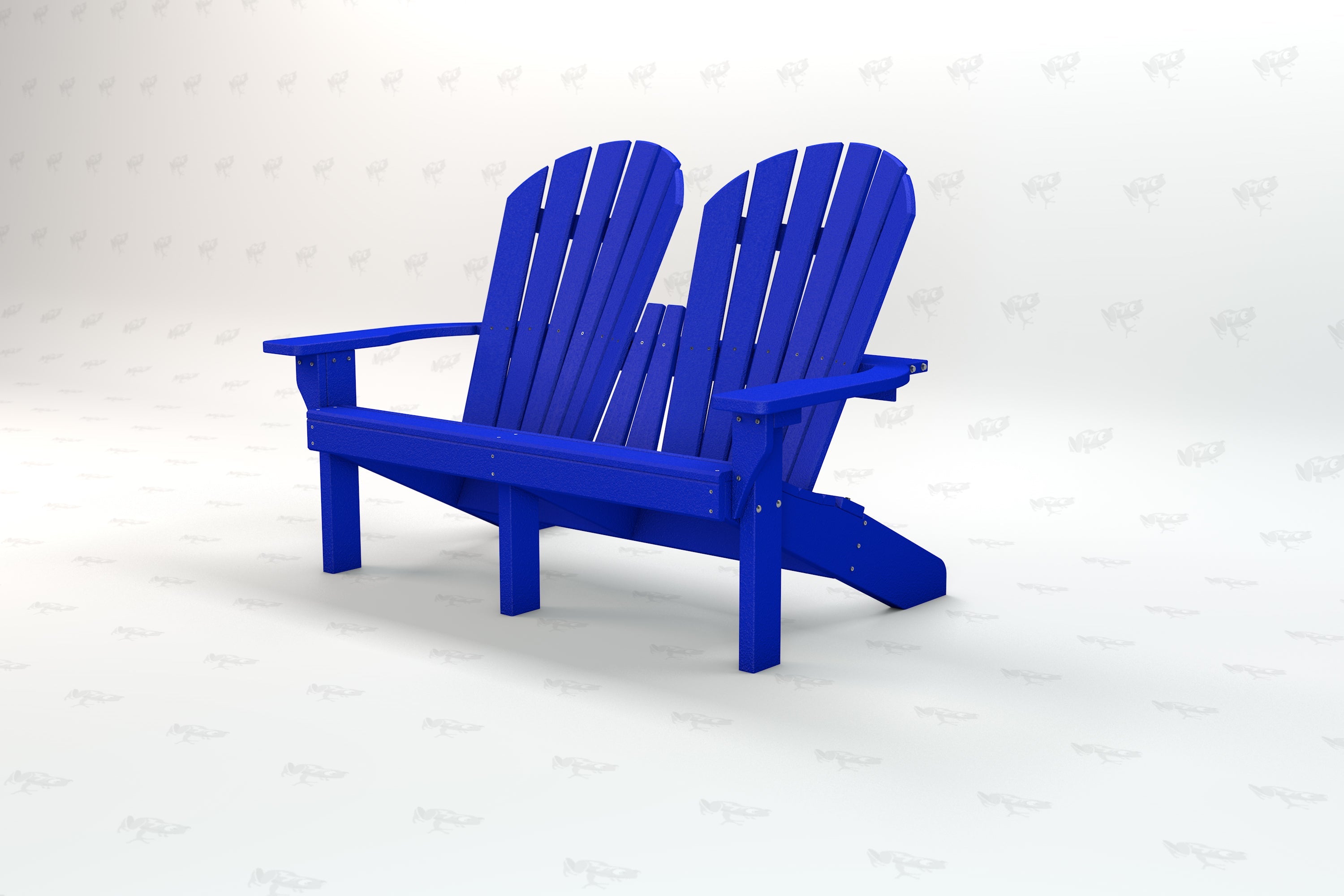 Riviera Recycled Plastic Adirondack Love Seat
