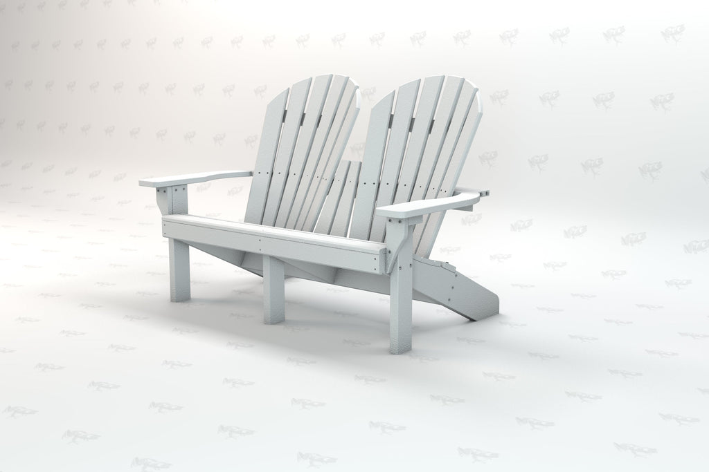 Riviera Recycled Plastic Adirondack Love Seat