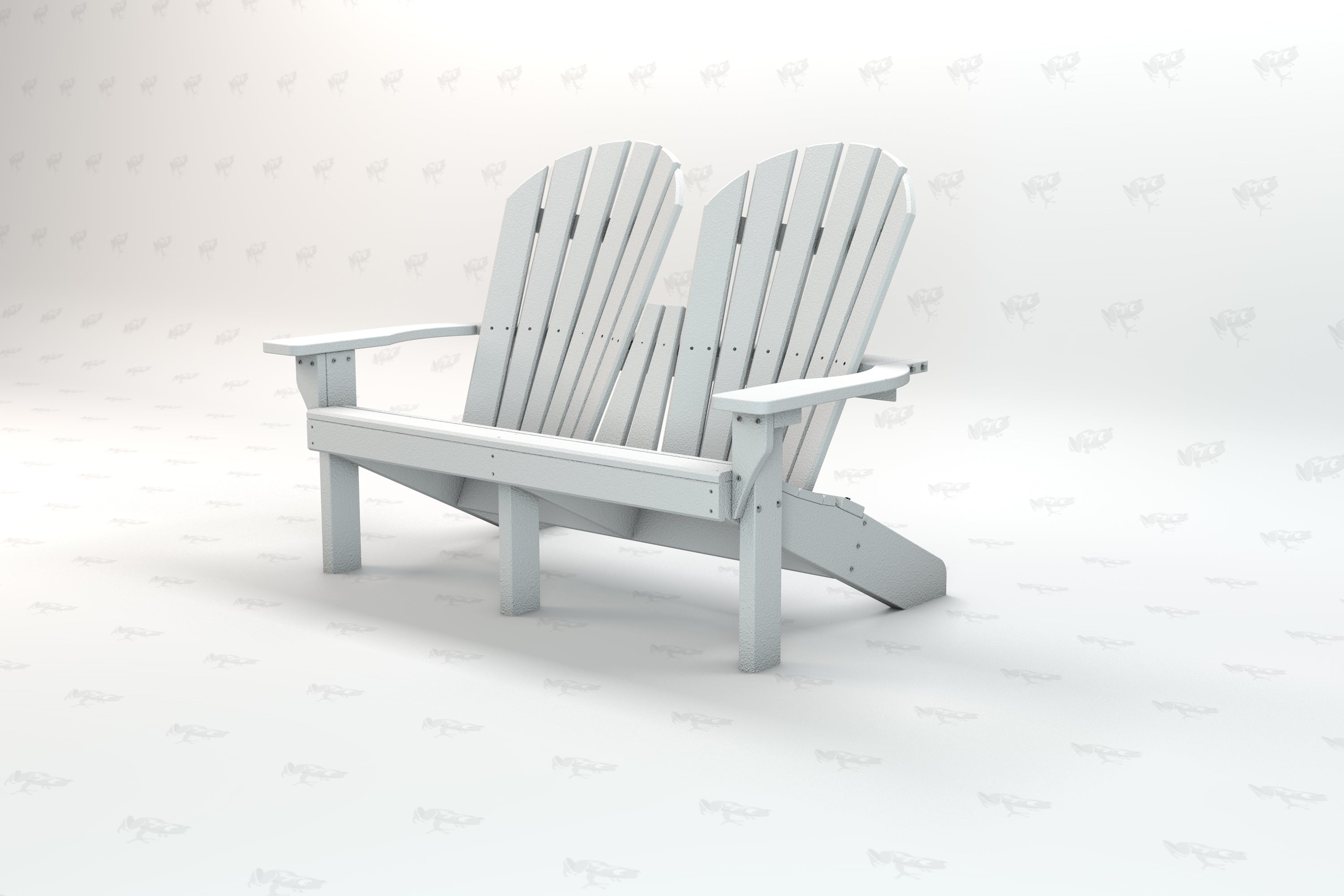 Riviera Recycled Plastic Adirondack Love Seat