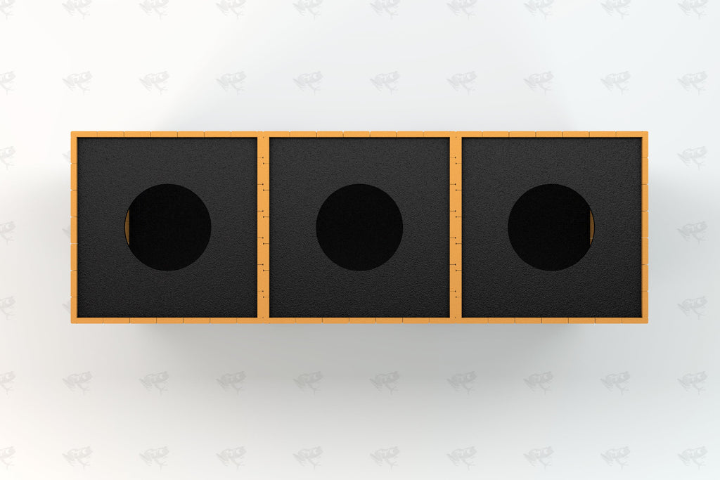 Square Recycling Center Receptacle made with Recycled Plastic