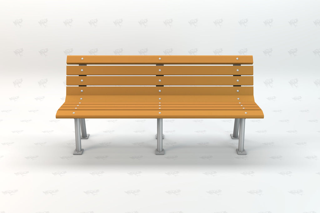 St. Pete Recycled Plastic Park Bench