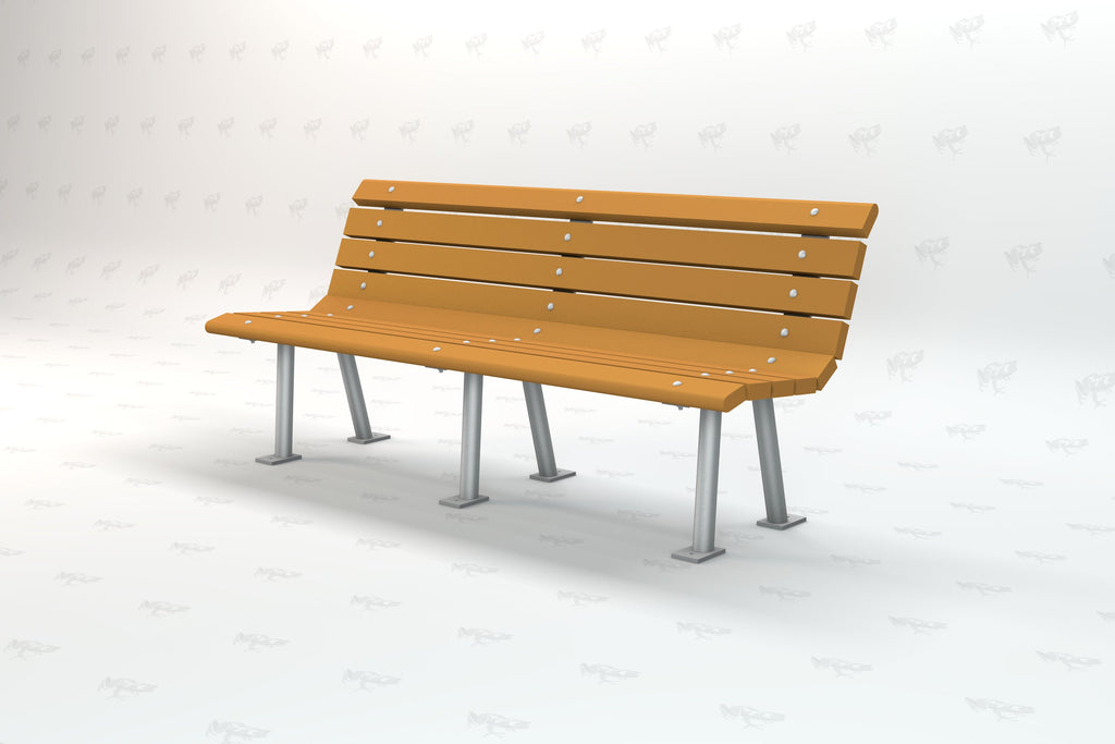 St. Pete Recycled Plastic Park Bench