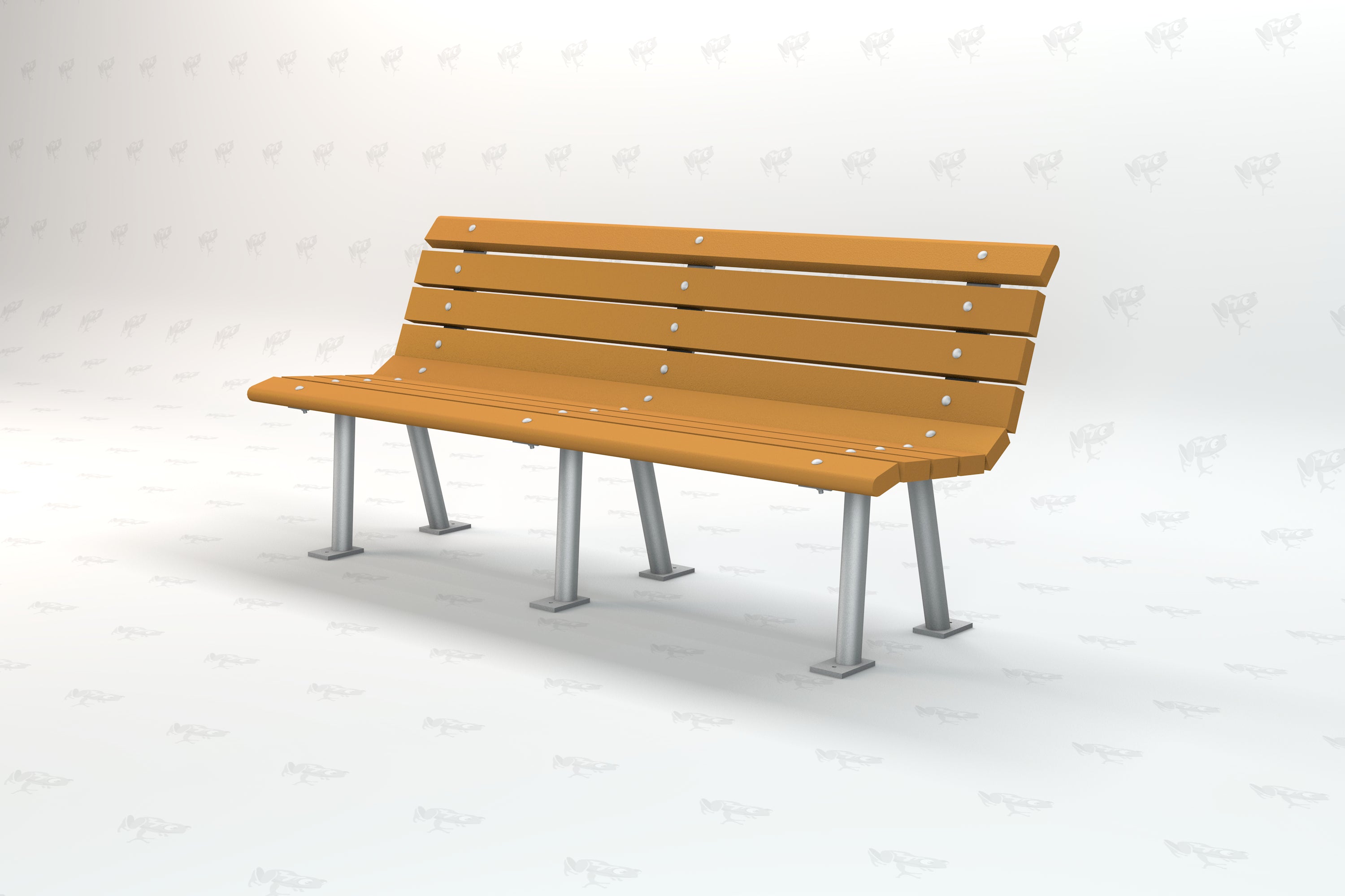 St. Pete Recycled Plastic Park Bench