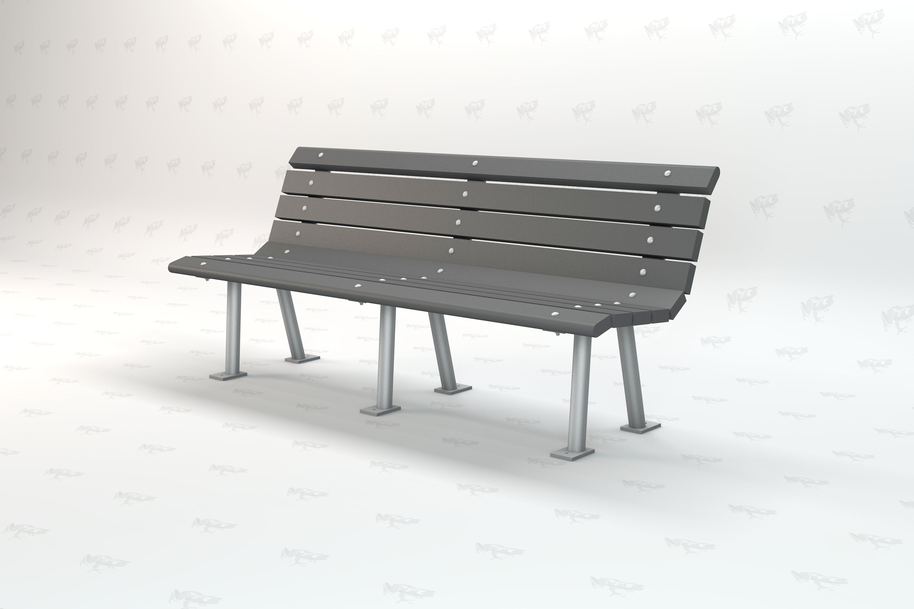 St. Pete Recycled Plastic Park Bench