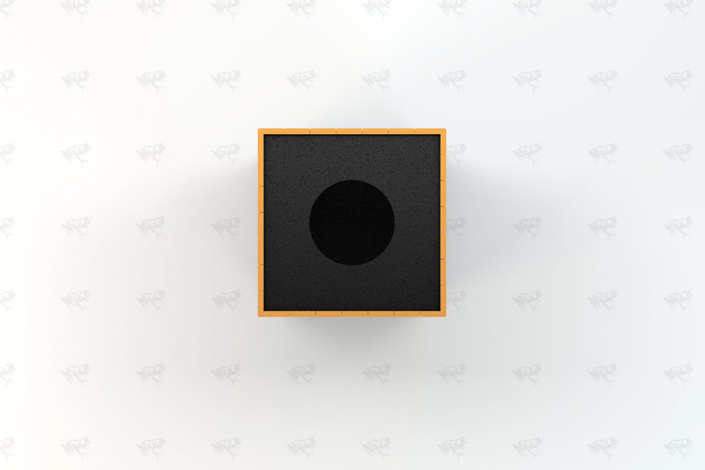 Standard Square Recycled Plastic Trash Receptacle