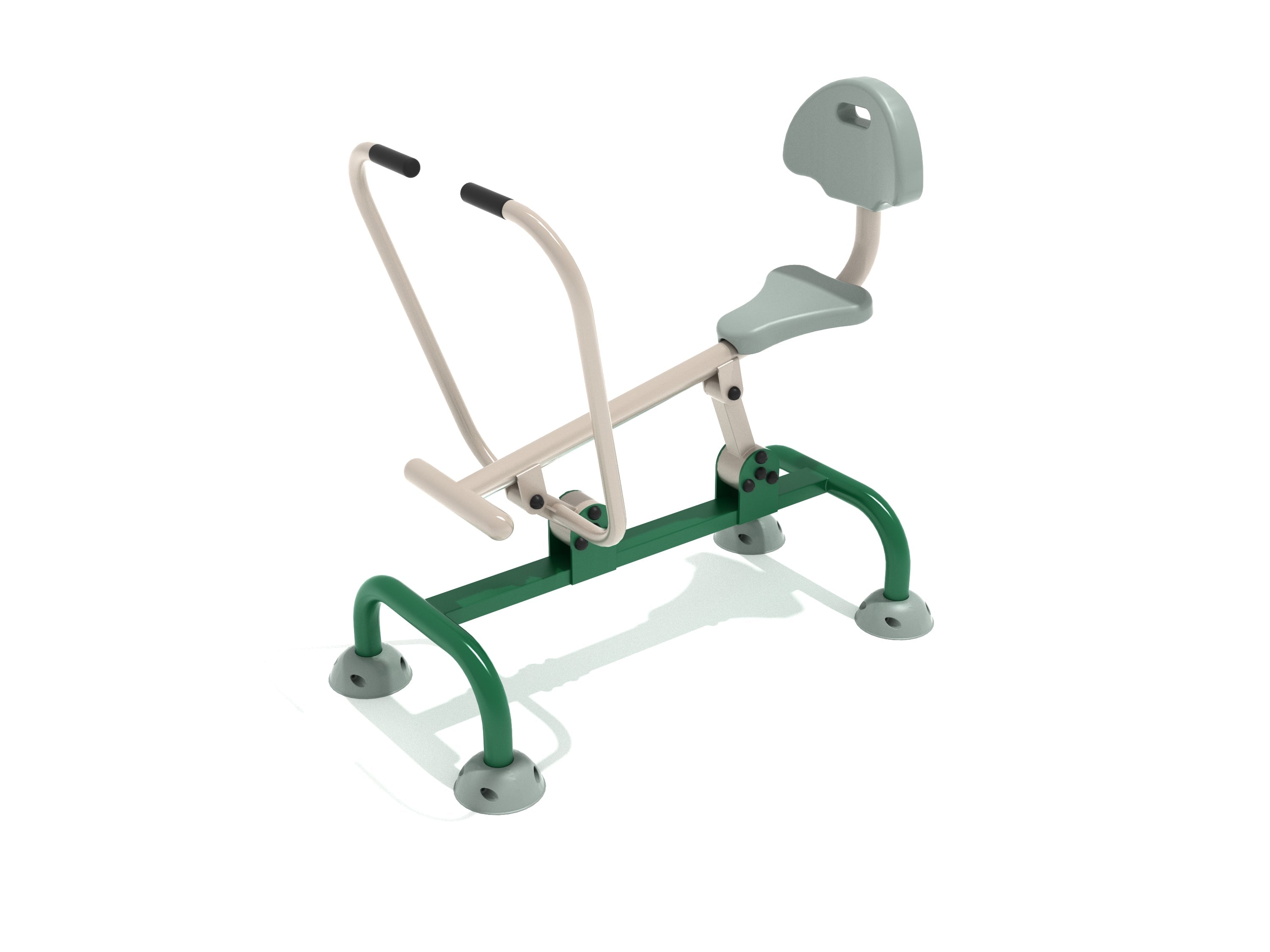 Single Station Rower with Back
