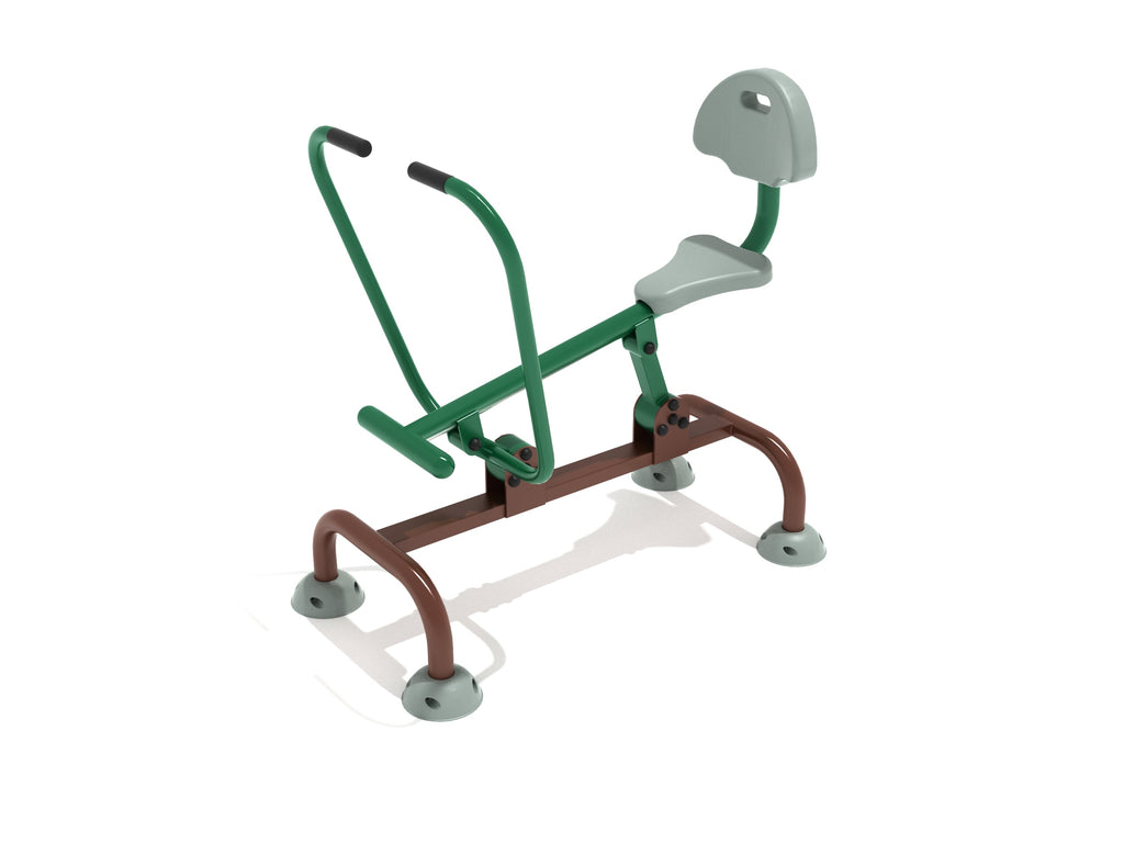Single Station Rower with Back