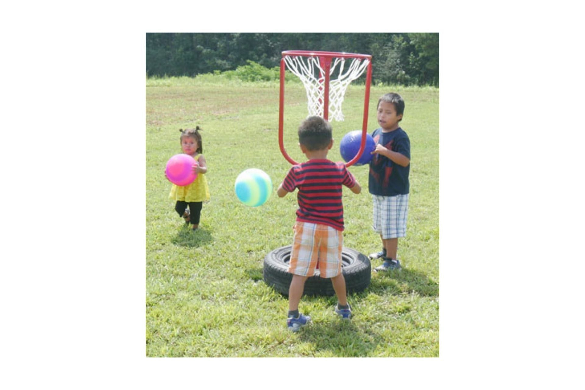 Fun Shot Funhoop - 4 to 6 Foot, Permanent or Portable