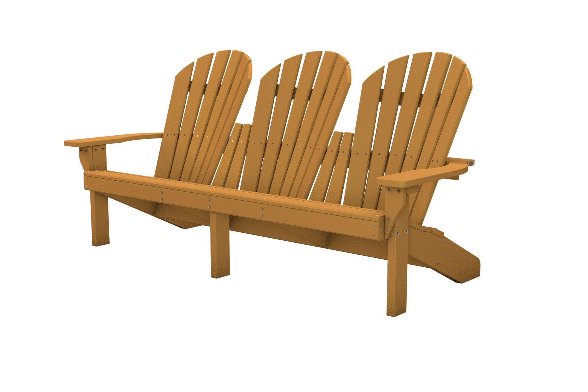 Grand Isle Recycled Plastic Adirondack Bench