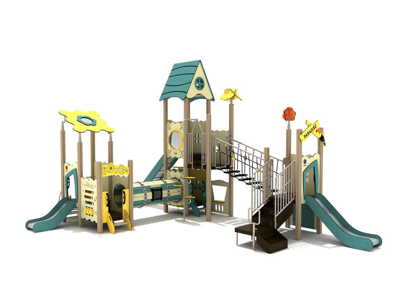 Quaking Aspen Canopy Quest Play Structure