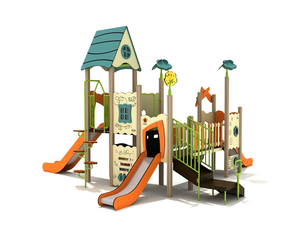 Iron Oak Canopy Quest Play Structure