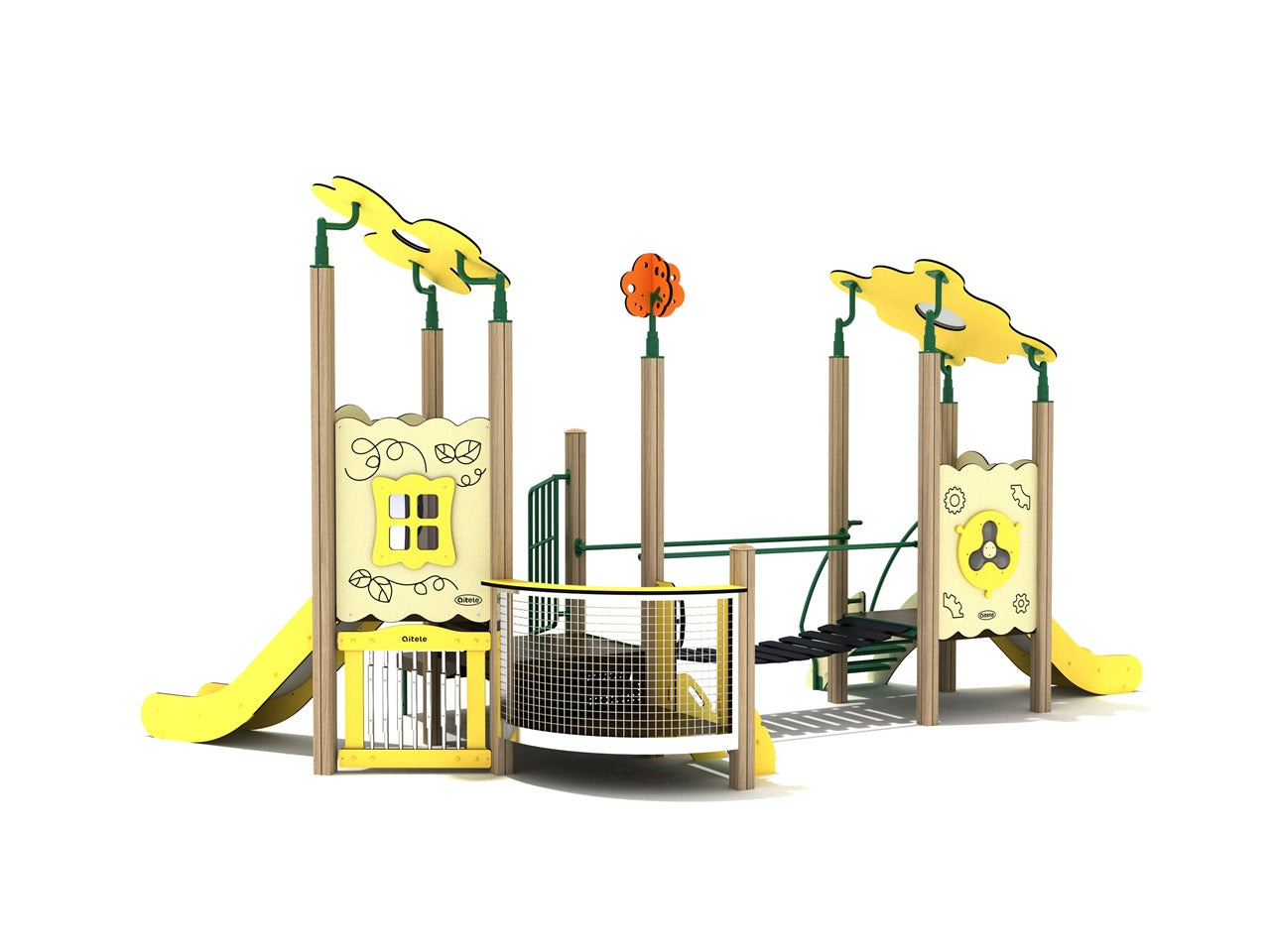 Gray Beech Canopy Quest Play Structure