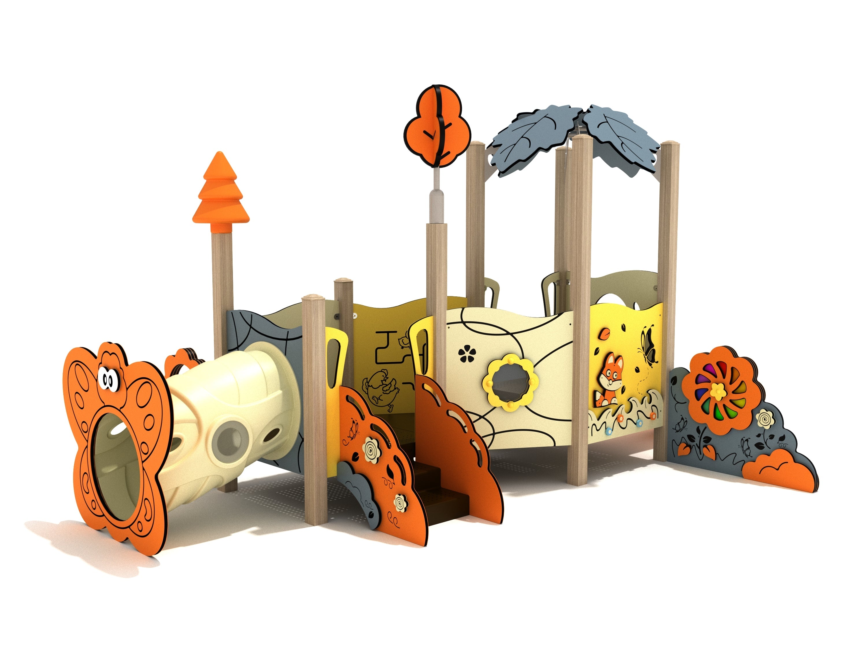 Peony Canopy Mini Play Structure