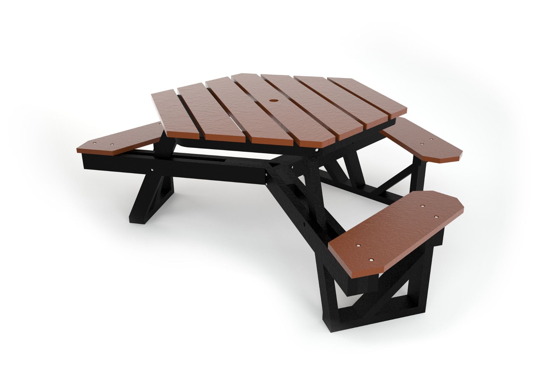 Hex Recycled Plastic Picnic Table