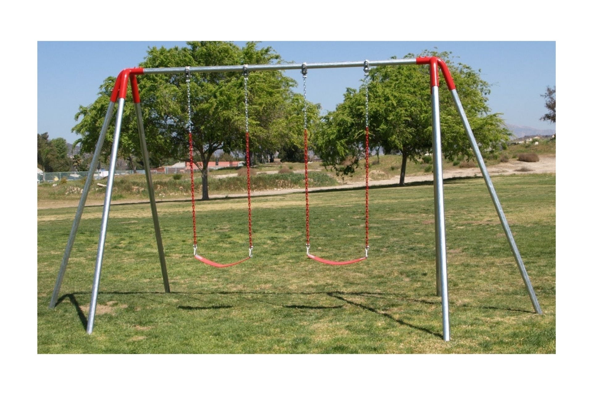 Heavy Duty 10 Foot High Swing Set