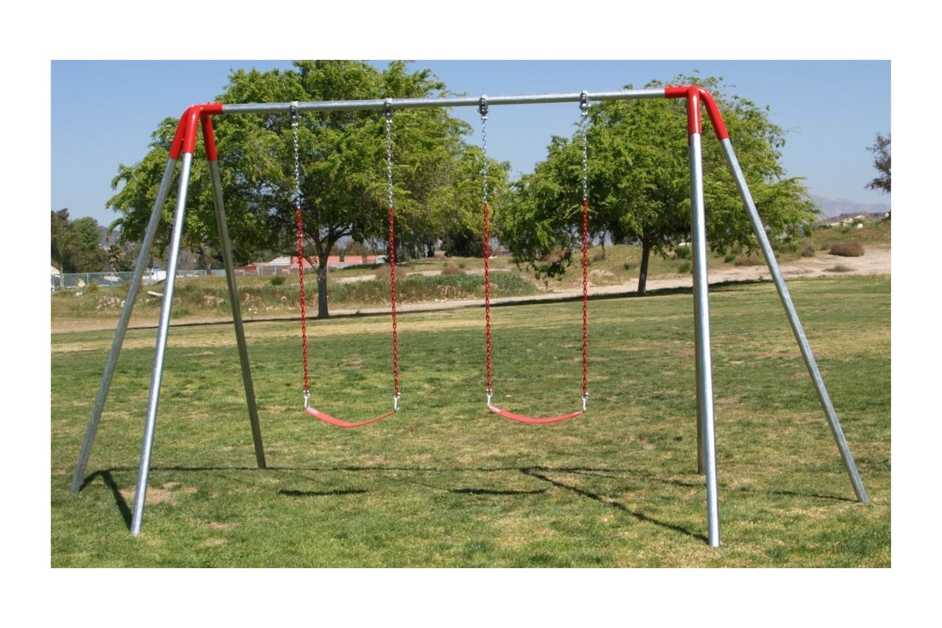 Heavy Duty 8 Foot High Swing Set