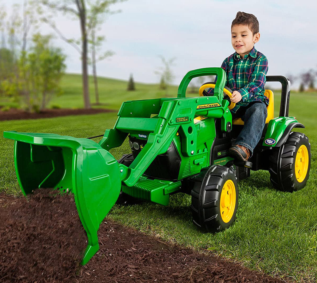 John Deere Front Loader Ride-On Pedal Tractor