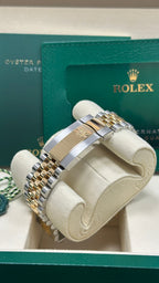 Rolex Datejust 41mm Two-Tone Yellow Gold Fluted Bezel Silver Index Dial Jubilee - 126333 - New 2025
