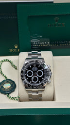 Rolex Cosmograph Daytona 40mm Ceramic Bezel Black Dial - 126500LN - New 2025