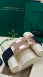 Rolex Cosmograph Daytona 40mm Everose Gold Ceramic Bezel Chocolate Index Dial Oysterflex - 126515LN - New 2025