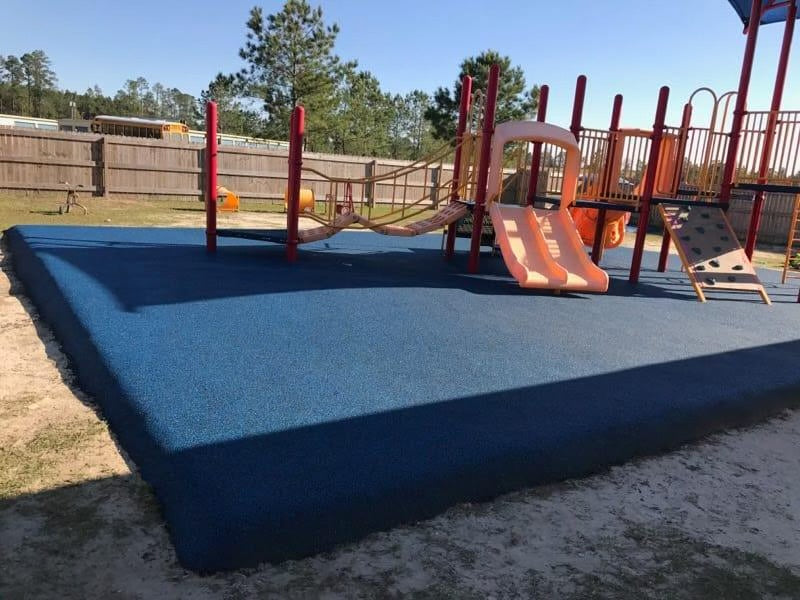 Pour-In-Place Playground Surfacing Fully Installed