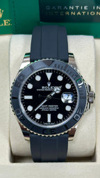 Rolex Yacht-Master 42mm White Gold Black Dial Oysterflex - 226659 - New 2025