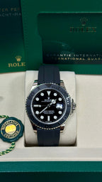 Rolex Yacht-Master 42mm White Gold Black Dial Oysterflex - 226659 - New 2025